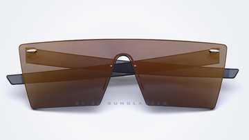 20/20 Brand Vintage Sunglasses Flat Lens Gold Revo (model 1604)