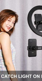 Puluz Ring USB LED lamp 10"+ tripod 1.1m (PKT3035)