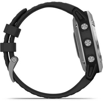 Garmin Fenix 6 Solar Silver with black band (010-02410-00)