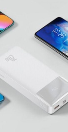 Baseus Bipow Digital Display 30000mAh 20W White (PPDML-N02)
