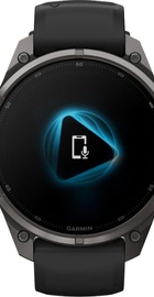 Garmin Fenix 9 Pro inReach 47mm Carbon Gray DLC Titanium w. Black/Pebble Gray Silicone B. (010-04336-10/11)
