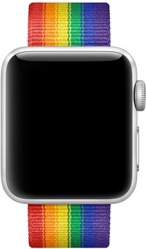 Apple Watch Woven Nylon Band 38mm/40mm/41mm/42mm Pride Edition (MQ4F2)