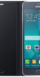 Samsung Flip Cover for Galaxy Alpha G850 (EF-FG850BBEGRU) Black