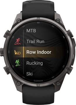 Garmin Fenix 9 Pro inReach 47mm Carbon Gray DLC Titanium w. Black/Pebble Gray Silicone B. (010-04336-10/11)