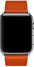 Apple Watch Hermes Leather Single Tour 42mm/44mm/45mm/46mm/49mm Feu Epsom (MMMW2)