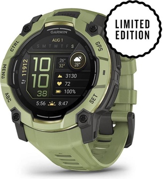 Garmin Instinct 3 50mm AMOLED Green with Fern Green Band (010-03020-02)