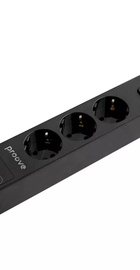 Proove Power Strip P-03 (3 розетки + 4 USB + 2 Type-C) 2М