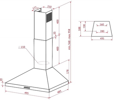 Perfelli K 5210 BL 700 LED