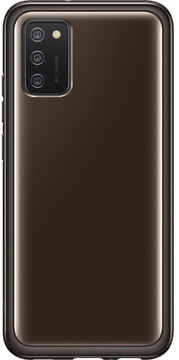 Samsung A025 Galaxy A02s Soft Clear Cover Black (EF-QA025TBEG)
