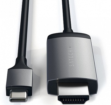 Satechi Type-C to 4K HDMI Cable Space Gray (ST-CHDMIM)