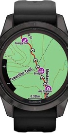 Garmin Fenix 7S Pro Sapphire Solar Carbon G. DLC Tit. with Black Band (010-02776-10/11/54)