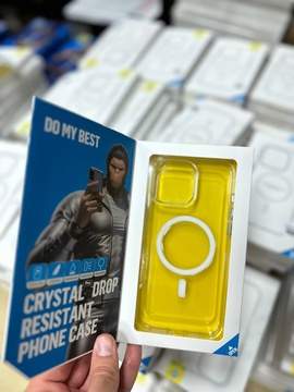 Blueo Crystal Drop PRO Resistance Case for iPhone 17 Pro with MagSafe Transparent Clear
