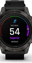 Garmin Epix Pro Gen 2 Sapphire 47mm Carbon G. DLC Tit. with B. Leather Band (010-02803-30)