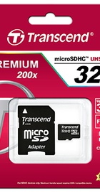 Transcend 32 GB microSDHC class 10 SD Adapter (TS32GUSDHC10)