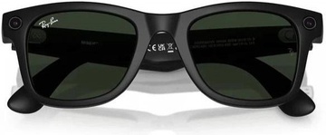 Ray-Ban Meta Wayfarer Large Matte Black/Clear to Graphite Green Transitions (RW4008 601S1M 53-22)