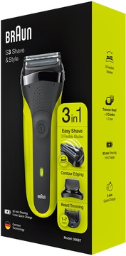 Braun Series 3 300BT Black/Green