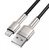 Кабель Baseus Cafule Metal Lightning 2.4A (0,25m) (black) (CALJK-01)