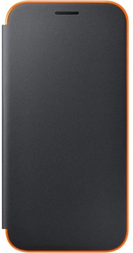Samsung Neon Flip Cover for Galaxy A7 2017 A720 (EF-FA720PBEGRU) Black