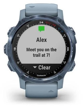 Garmin Descent Mk2S Mineral Blue with Sea Foam Silicone Band (010-02403-07)