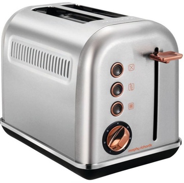 Morphy Richards Accents Rosegold Brushed 2S 222017