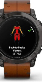 Garmin Epix Pro Gen 2 Sapphire 51mm Carbon G. DLC Tit. with Chestnut L. Band (010-02804-30)