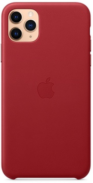 Apple iPhone 11 Pro Max Leather Case - PRODUCT RED (MX0F2)