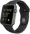 Apple Watch Sport 42mm Space Gray Aluminum Case with Black Sport Band (MJ3T2)