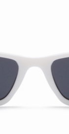 TOYEARN Rectangle Sexy Ladies Cat Eye Sunglasses Women 2018 (C05 White frame/Black Glasses)