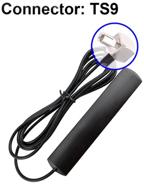 Anteniti 3-5db TS9 (RG173) Black