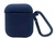 Devia Silicone Protective Case with Carabine for Airpods Midnight Blue