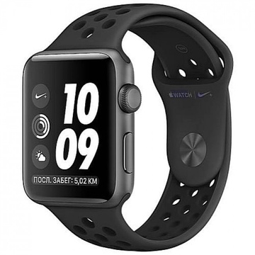 Apple Watch 38mm/40mm/41mm/42mm Sport Band Nike Black/Black (copy)