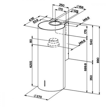 Faber Cylindra Plus Bk Matt A37 Black matte (335.0606.998)