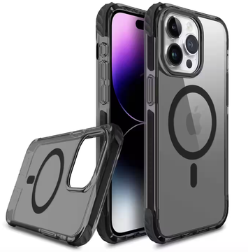 FJ Gears EchoWave Case with MagSafe for iPhone 15 Pro Max Black