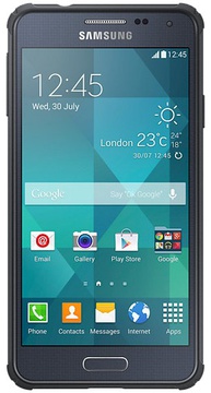 Samsung Flip Cover for Galaxy Alpha G850 (EF-PG850BSEGRU) Silver