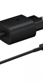 Samsung USB-C Wall Charger with Cable USB-C 25W Black (EP-TA800XBEGRU)