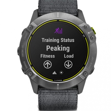 Garmin Enduro Steel with Gray UltraFit Nylon Strap (010-02408-00/10)