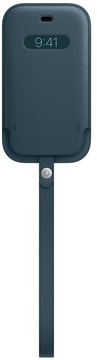 Apple iPhone 12 mini Leather Sleeve with MagSafe - Baltic Blue (MHMQ3)