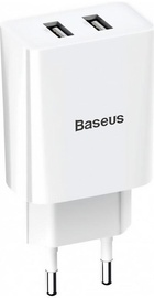 Baseus Speed Mini Dual U Charger 10.5W White (CCFS-R02)