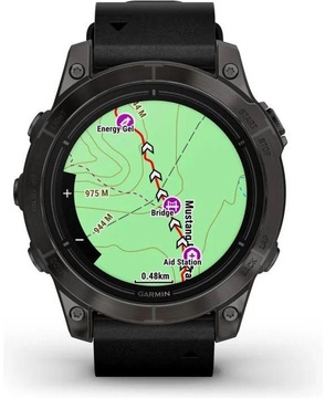 Garmin Epix Pro Gen 2 Sapphire 47mm Carbon G. DLC Tit. with B. Leather Band (010-02803-30)