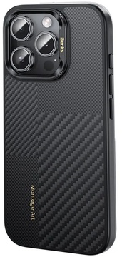 Benks Montage Armor Pro Kevlar Case for iPhone 16 Pro with MagSafe Black