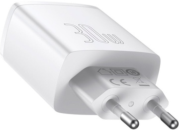 Baseus Compact Quick Charger 2U+C 30W White (CCXJ-E02)