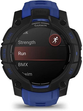 Garmin Instinct 3 45mm AMOLED Black with Blue Band (010-02936-03/43)