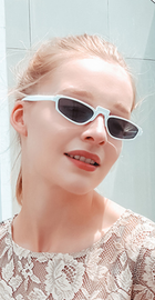 VMOERS White Small Sunglasses Women Retro Cat Eye 2018 Shades Oculos Female