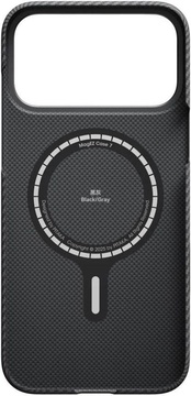 Pitaka Ultra-Slim Case для iPhone 17 Pro Max Twill Black/Gray (KI1701BPM)