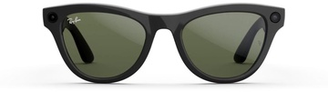 Ray-Ban Meta Skyler Standard - Shiny Black / G-15 Green (RW4010 601/71 52-20)