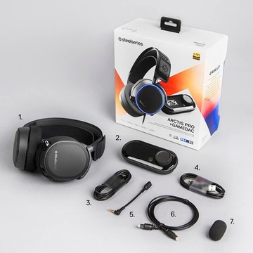 SteelSeries Arctis Pro + GameDAC Black (61453)