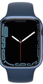 Apple Watch Series 7 GPS + Cellular 45mm Blue Aluminum Case With Blue Sport Band (MKJA3)