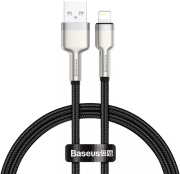 Baseus Cafule Metal USB to Lightning (2m) Black (CALJK-B01)