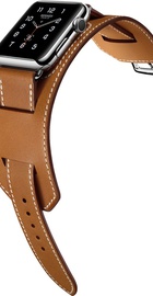 Apple Watch Hermes Cuff 42mm with Fauve Barenia Leather Band (MLCE2)
