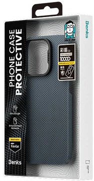 Benks Armor Tint (1000D) Kevlar Case for 16 Pro Max with MagSafe Starry Blue